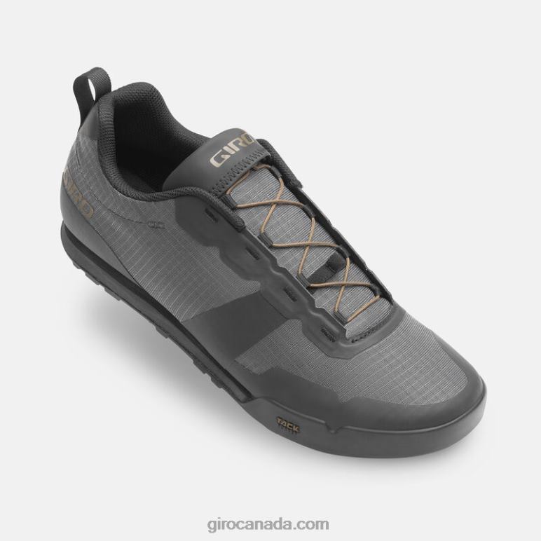 Giro Dark Shadow/Trail Green Men Tracker Fastlace Shoe 46F4N251