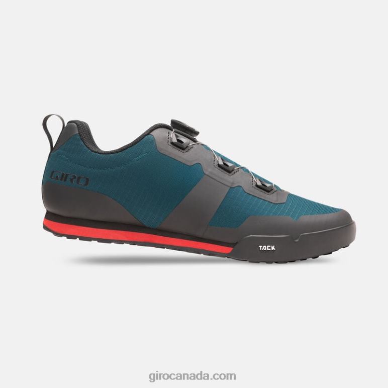 Giro Harbor Blue/Bright Red Men Tracker Shoe 46F4N249