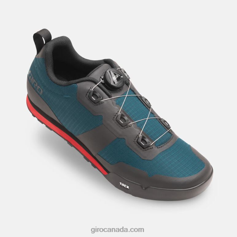 Giro Harbor Blue/Bright Red Men Tracker Shoe 46F4N249