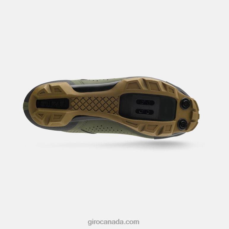 Giro Olive/Gum Men Privateer Lace Shoe 46F4N499