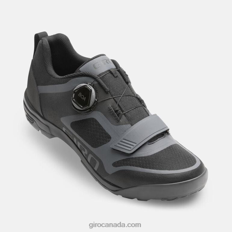Giro Portaro Grey/Dark Shadow Men Ventana Fastlace Shoe 46F4N492