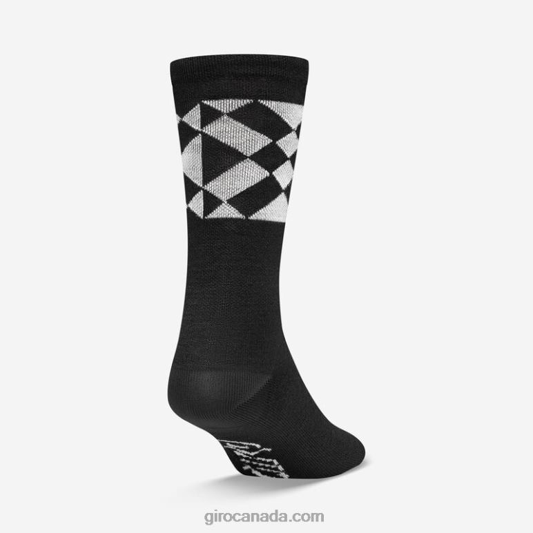 Giro Black Sintra Unisex Seasonal Merino Wool Sock 46F4N900