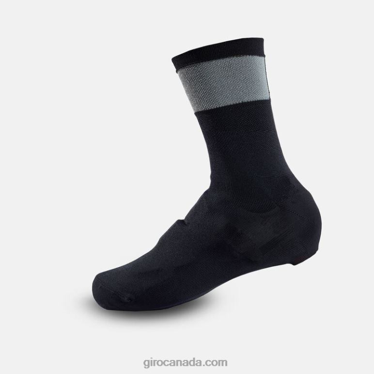 Giro Black Unisex Knit Shoe Cover 46F4N238