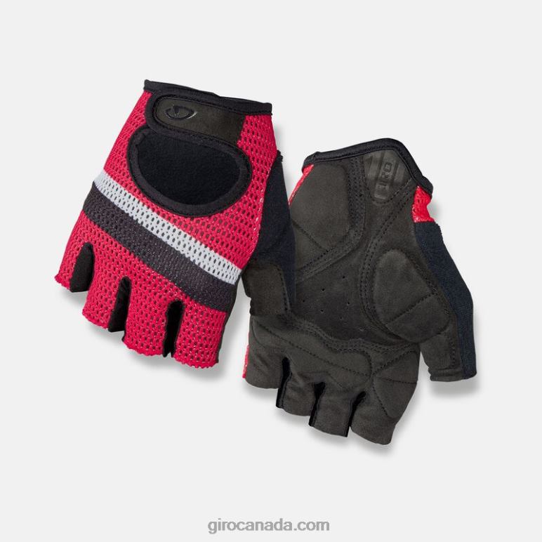 Giro Bright Red/Stripe Unisex Siv Glove 46F4N247