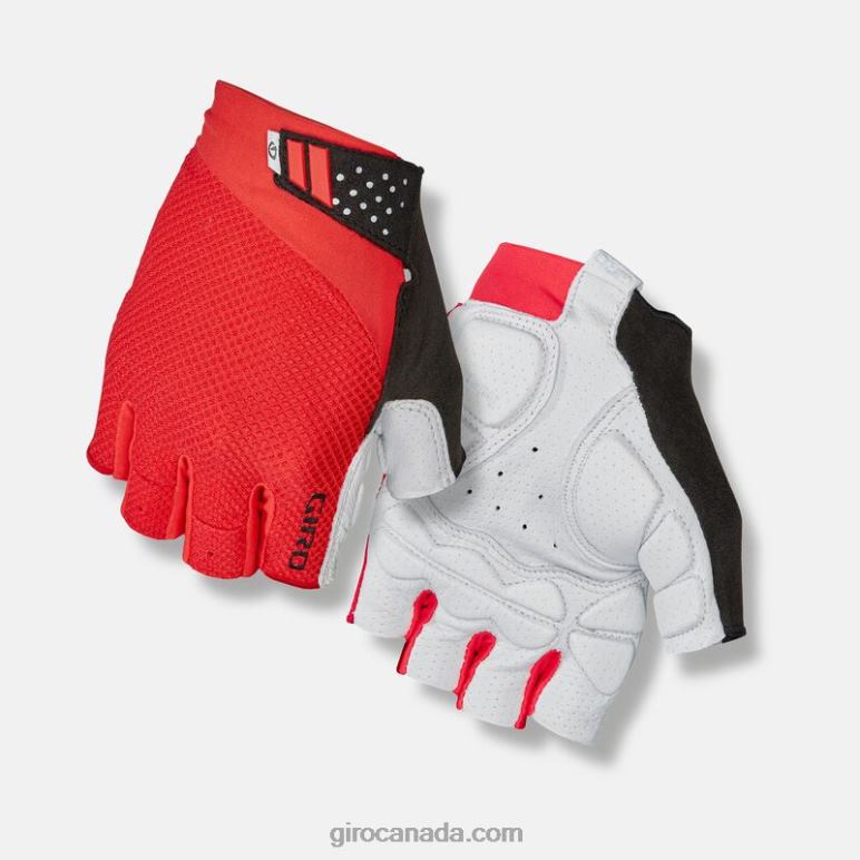 Giro Bright Red Unisex Monaco Ii Gel Glove 46F4N1046