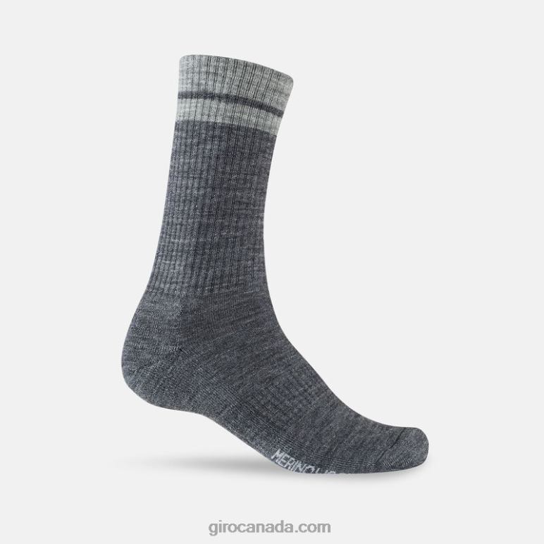 Giro Charcoal/Grey Unisex Winter Merino Wool Sock 46F4N898