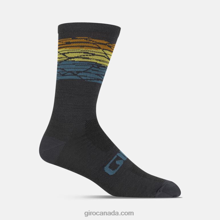 Giro Dark Shadow Horizon Unisex Seasonal Merino Wool Sock 46F4N904