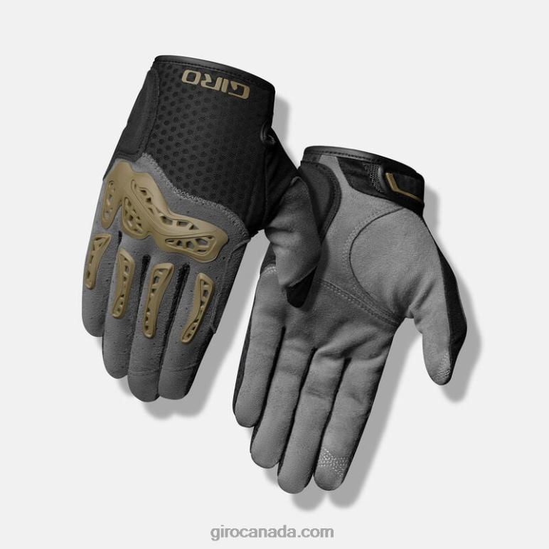 Giro Dark Shadow/Trail Green Unisex Gnar Glove 46F4N152