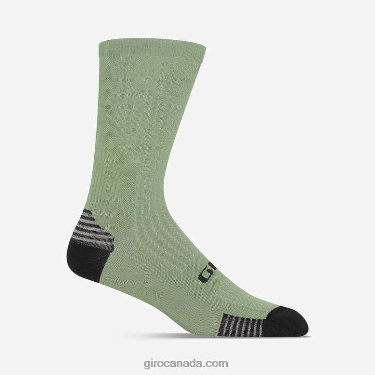 Giro Grey Green Unisex Hrc+ Grip Sock 46F4N860
