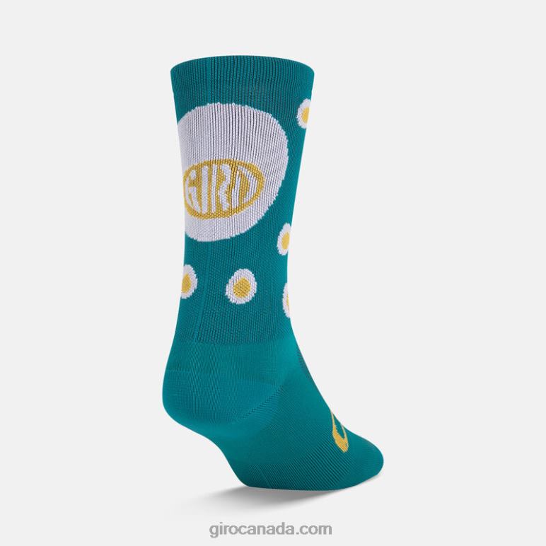 Giro Harbor Blue Eggs Unisex Comp Racer High Rise Sock 46F4N795