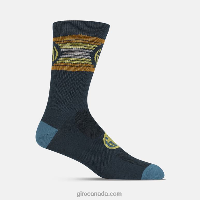 Giro Harbor Blue Sol Unisex Seasonal Merino Wool Sock 46F4N905