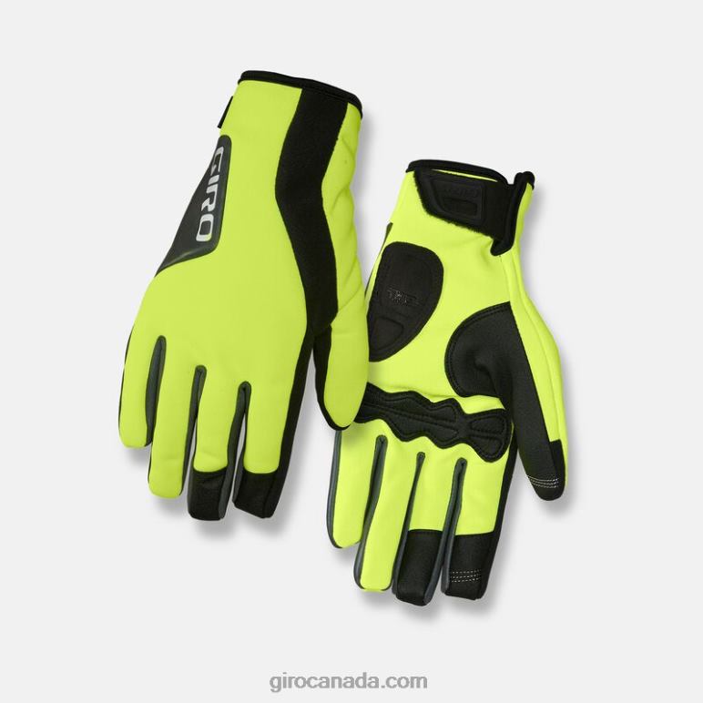 Giro Highlight Yellow/Black Unisex Ambient 2.0 Glove 46F4N844