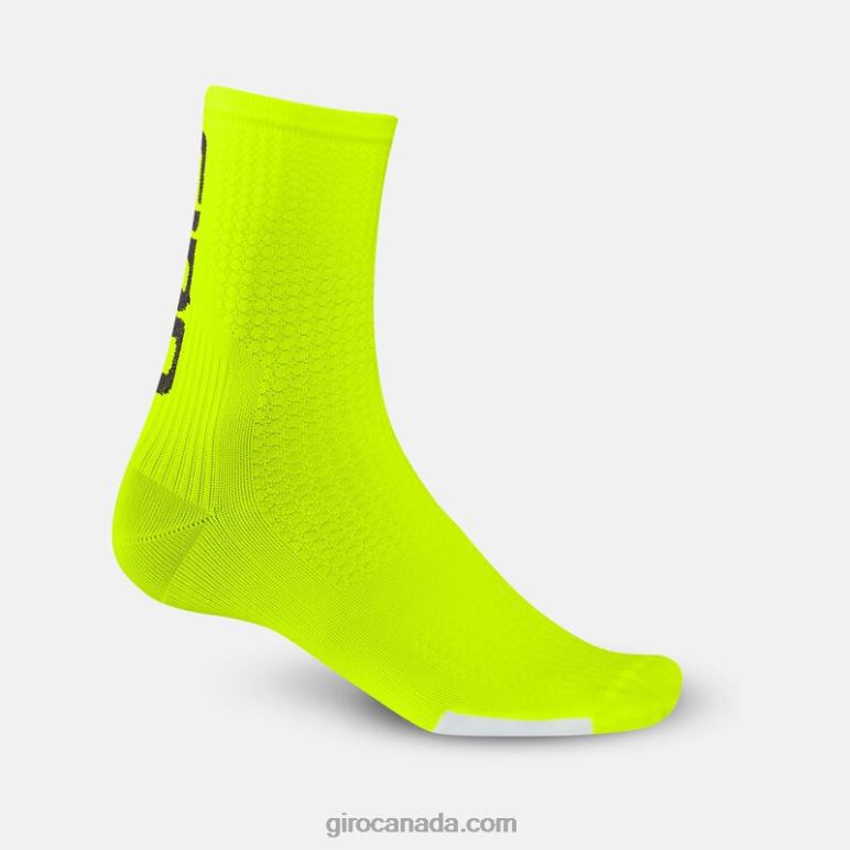 Giro Highlight Yellow/Black Unisex Hrc Team Sock 46F4N819