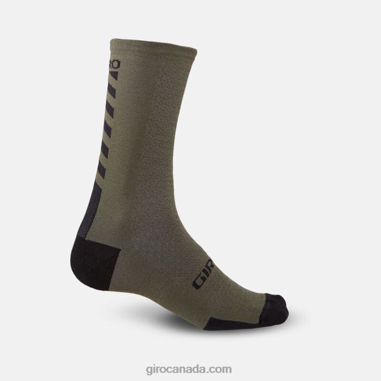 Giro Mil Spec Olive/Black Unisex Hrc+ Merino Wool Sock 46F4N914