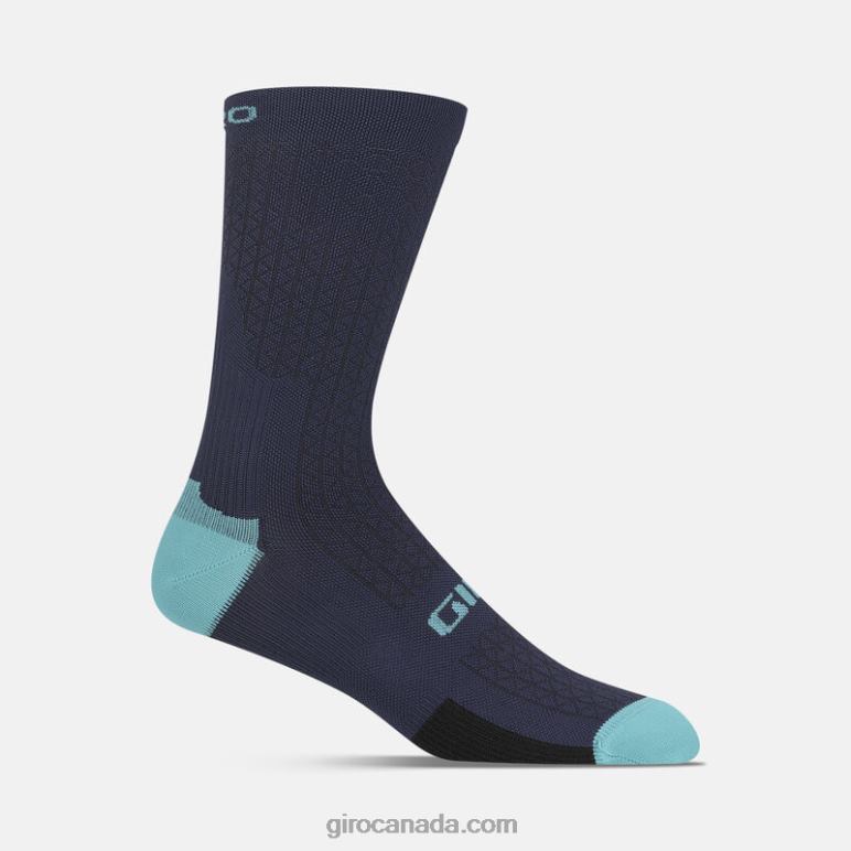 Giro Phantom Blue/Screaming Teal Unisex Hrc Team Sock 46F4N821