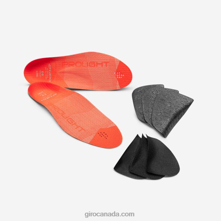 Giro Red Unisex Prolight Shoe Supernatural Fit Kit 46F4N1060