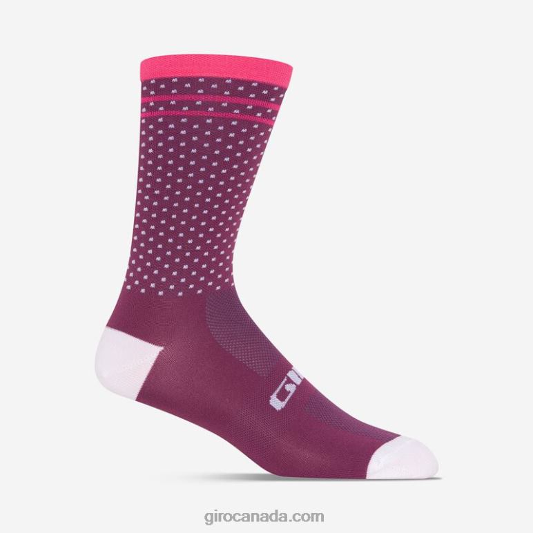 Giro Urchin/Pink Street Unisex Comp Racer High Rise Sock 46F4N799