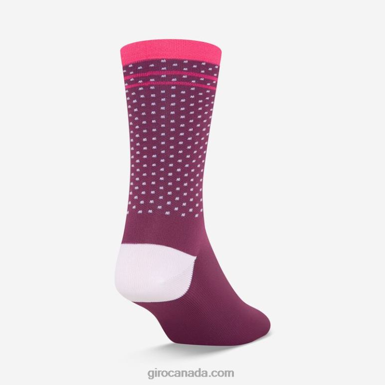 Giro Urchin/Pink Street Unisex Comp Racer High Rise Sock 46F4N799