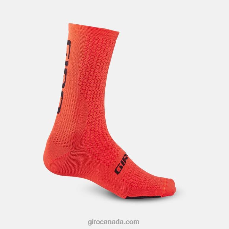 Giro Vermillion/Black Unisex Hrc Team Sock 46F4N823