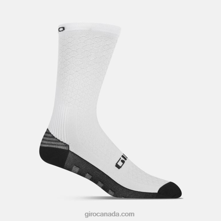 Giro White Unisex Hrc+ Grip Sock 46F4N867