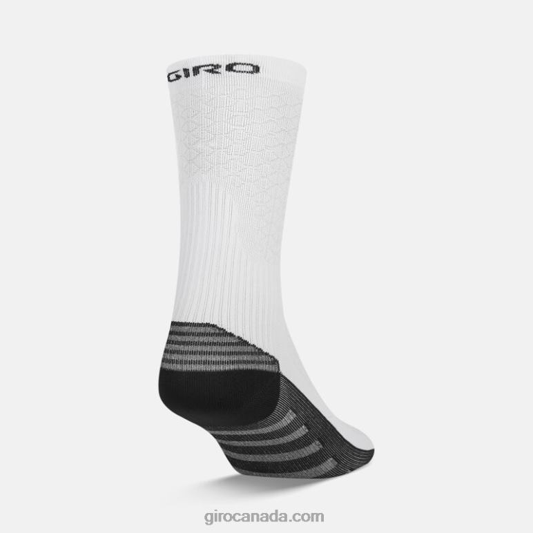 Giro White Unisex Hrc+ Grip Sock 46F4N867