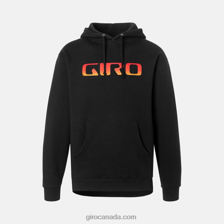 Giro Black Hyperglitch Unisex Logo Hoodie 46F4N965