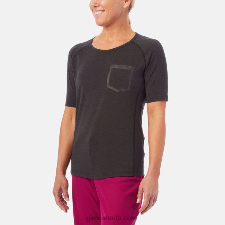 Giro Black Women Venture Jersey 46F4N917