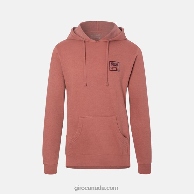 Giro Pink Adventure Grid Unisex Logo Hoodie 46F4N967