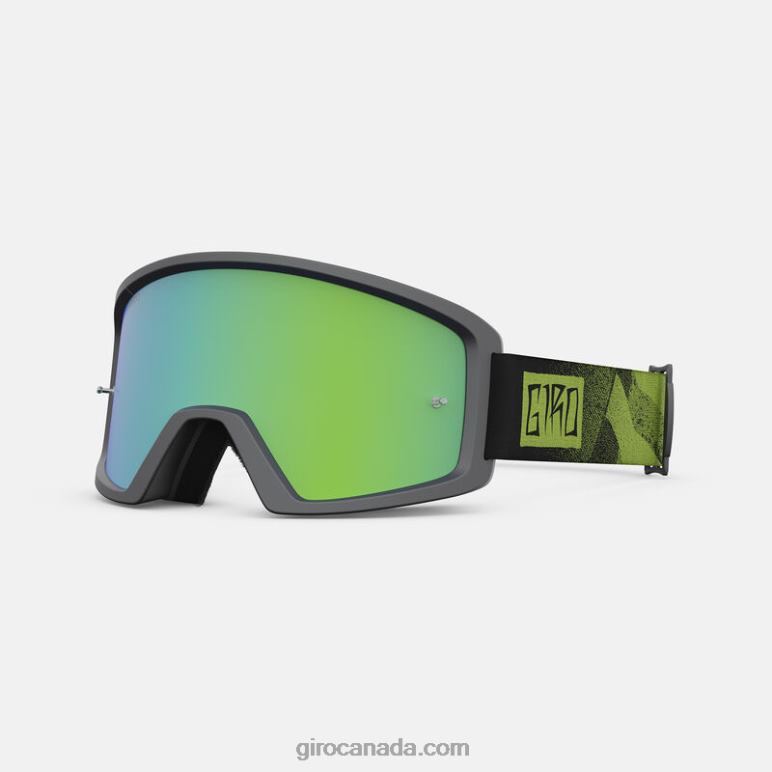Giro Black/Ano Lime Unisex Blok Mtb Goggle 46F4N228