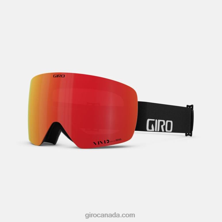 Giro Black Wordmark Unisex Contour Asian Fit Goggle 46F4N192