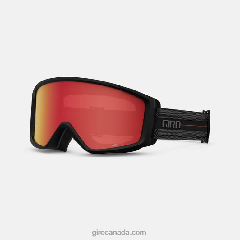 Giro Black Wordmark Unisex Index 2.0 Asian Fit Goggle 46F4N195