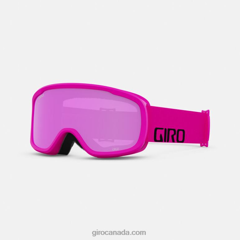 Giro Bright Pink Wordmark Unisex Cruz Asian Fit Goggle 46F4N927