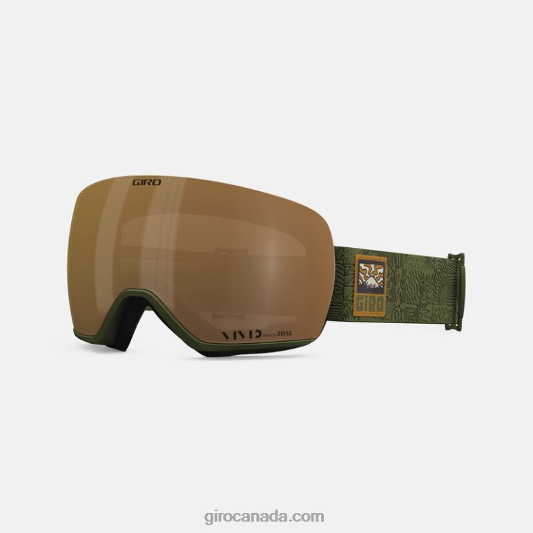 Giro Trail Green Adventure Grid Unisex Article Asian Fit Goggle 46F4N935