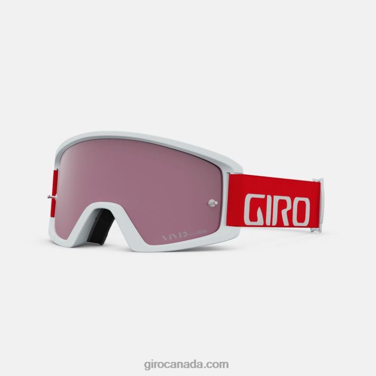 Giro Trim Red Unisex Tazz Mtb Goggle With Vivid Lens 46F4N986