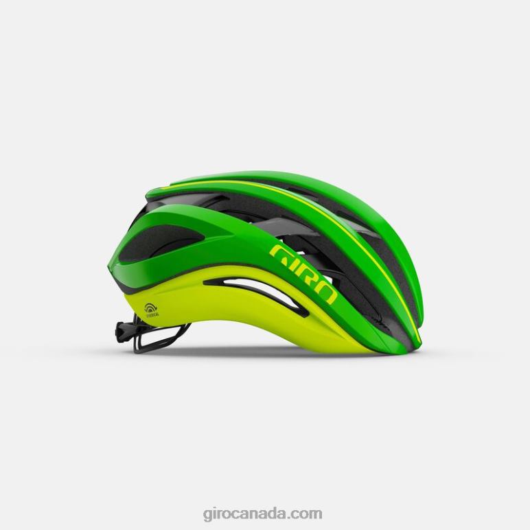 Giro Matte Ano Green/Highlight Yellow Unisex Aether Spherical Helmet 46F4N265