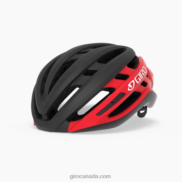 Giro Matte Black/Bright Red Unisex Agilis Mips Helmet 46F4N636