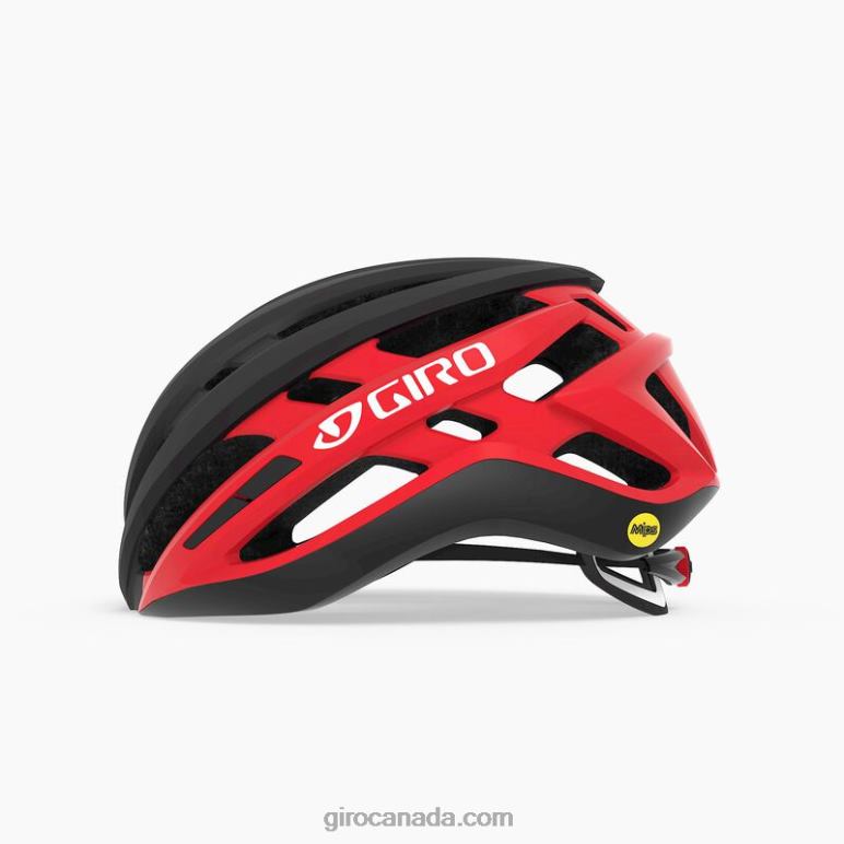 Giro Matte Black/Bright Red Unisex Agilis Mips Helmet 46F4N636