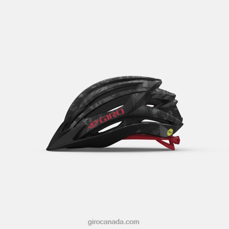 Giro Matte Black Crossing Unisex Artex Mips Helmet 46F4N579