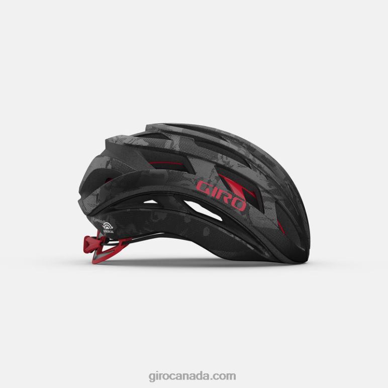 Giro Matte Black Crossing Unisex Helios Spherical Helmet 46F4N276