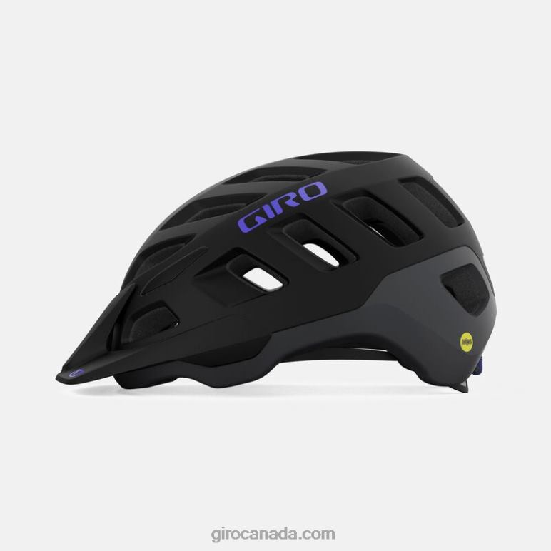 Giro Matte Black/Electric Purple Women Radix Mips Helmet 46F4N1227