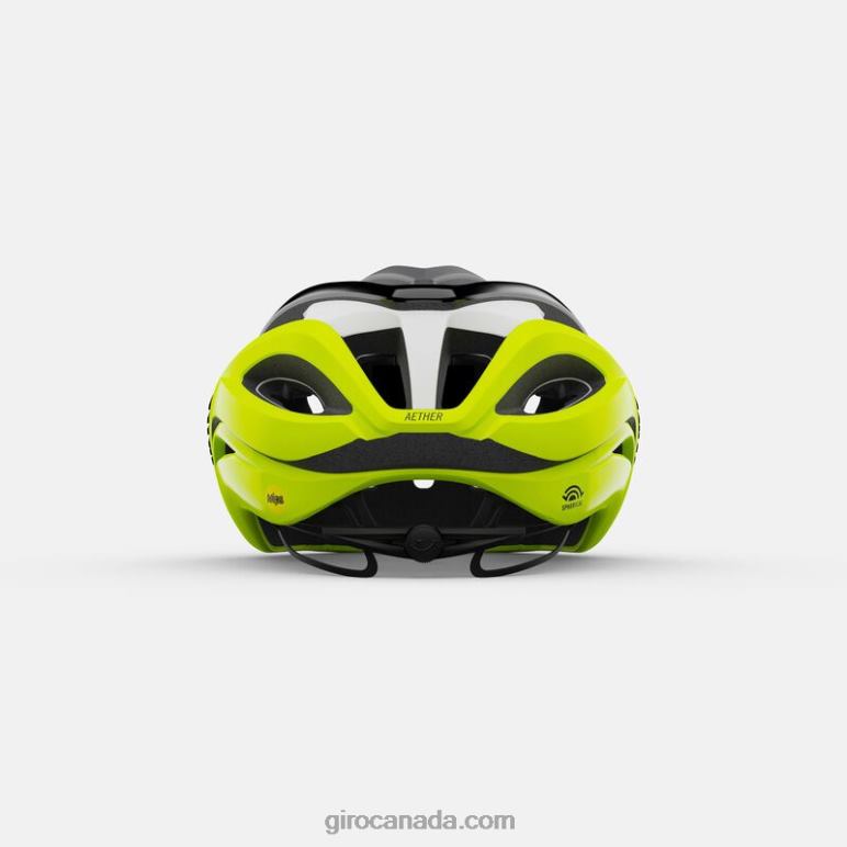 Giro Matte Black Fade/Highlight Yellow Unisex Aether Spherical Helmet 46F4N267