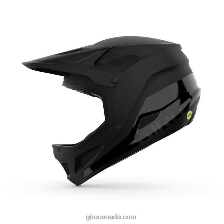 Giro Matte Black/Gloss Black Unisex Disciple Mips Helmet 46F4N418