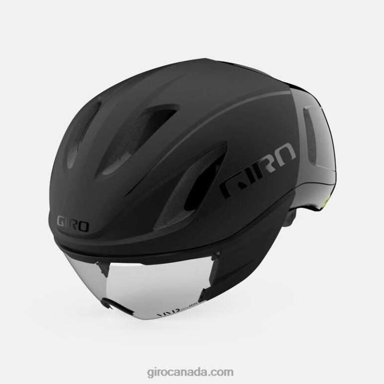 Giro Matte Black/Gloss Black Unisex Vanquish Mips Helmet 46F4N115