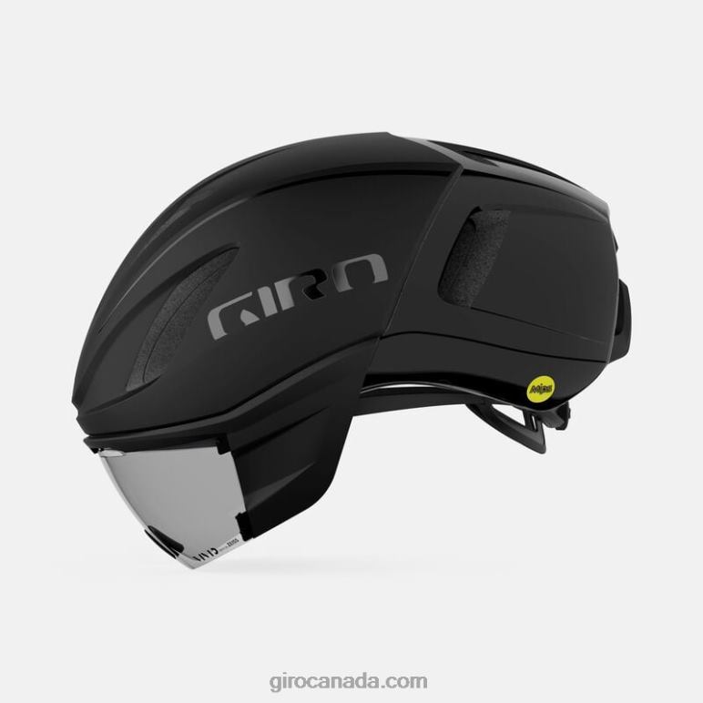 Giro Matte Black/Gloss Black Unisex Vanquish Mips Helmet 46F4N115
