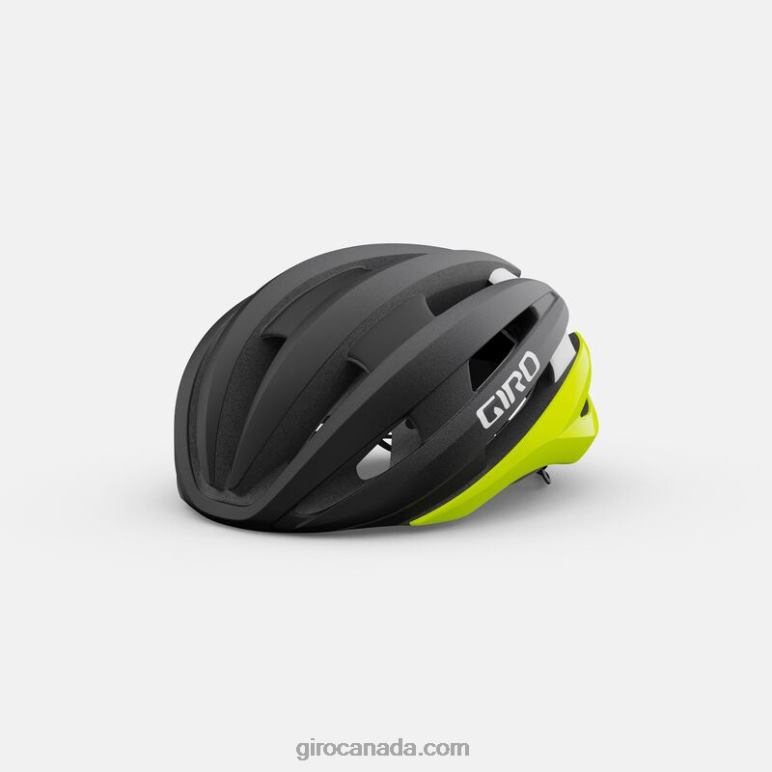 Giro Matte Black/Highlight Yellow Unisex Synthe Mips Ii Helmet 46F4N481