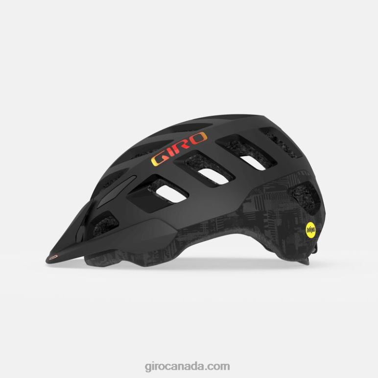 Giro Matte Black Hypnotic Unisex Radix Mips Helmet 46F4N624