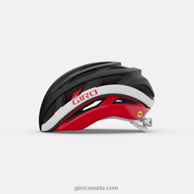 Giro Matte Black/Red Unisex Helios Spherical Helmet 46F4N278