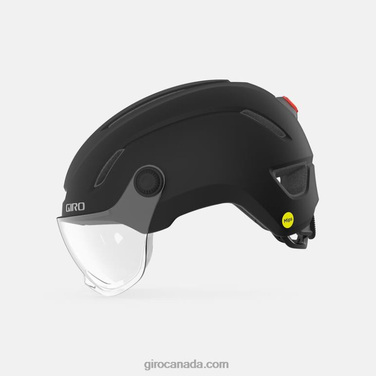 Giro Matte Black Unisex Evoke Mips Led Helmet 46F4N97
