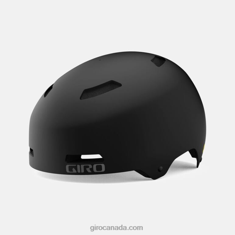Giro Matte Black Unisex Quarter Mips Helmet 46F4N101