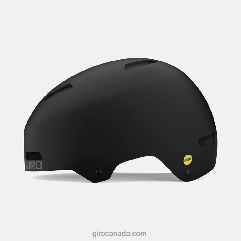 Giro Matte Black Unisex Quarter Mips Helmet 46F4N101